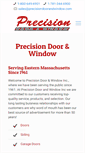 Mobile Screenshot of precisiondoorandwindow.com